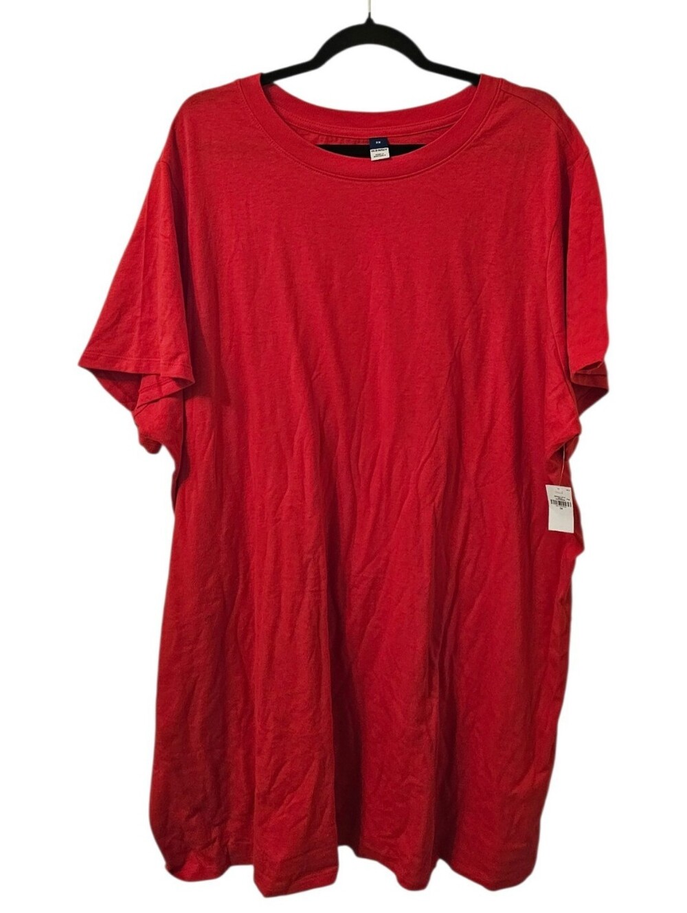 Red Old Navy Women's Vintage Crew-Neck Mini T-Shirt Dress